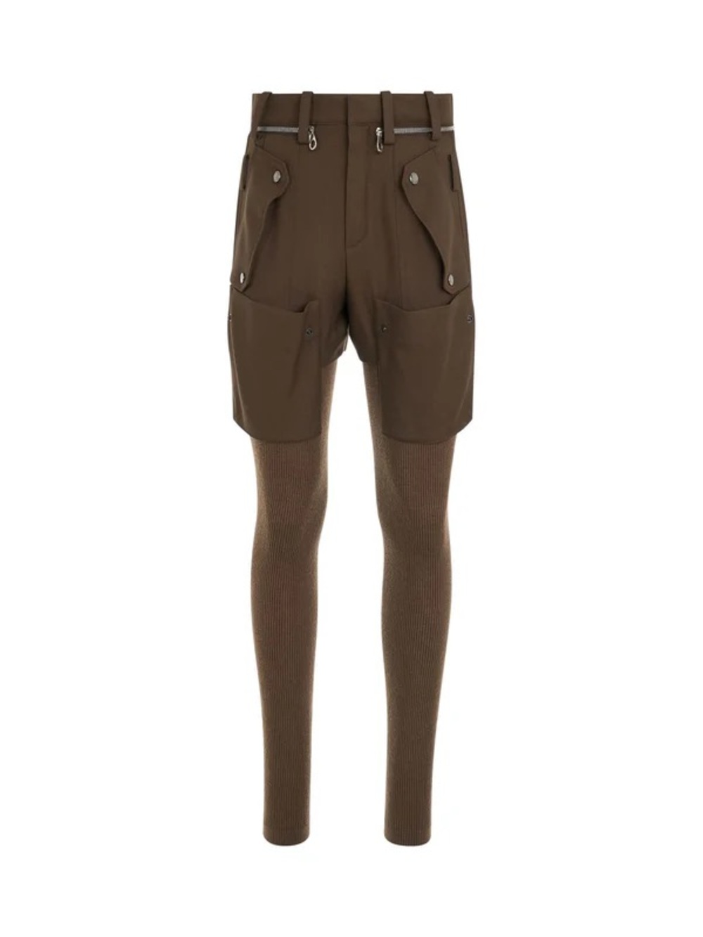 Chloe Brown Wool Pocket Detail Knit vintage pant